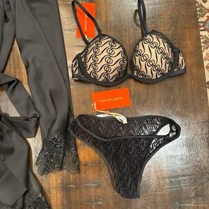 God Save queens bra and panty